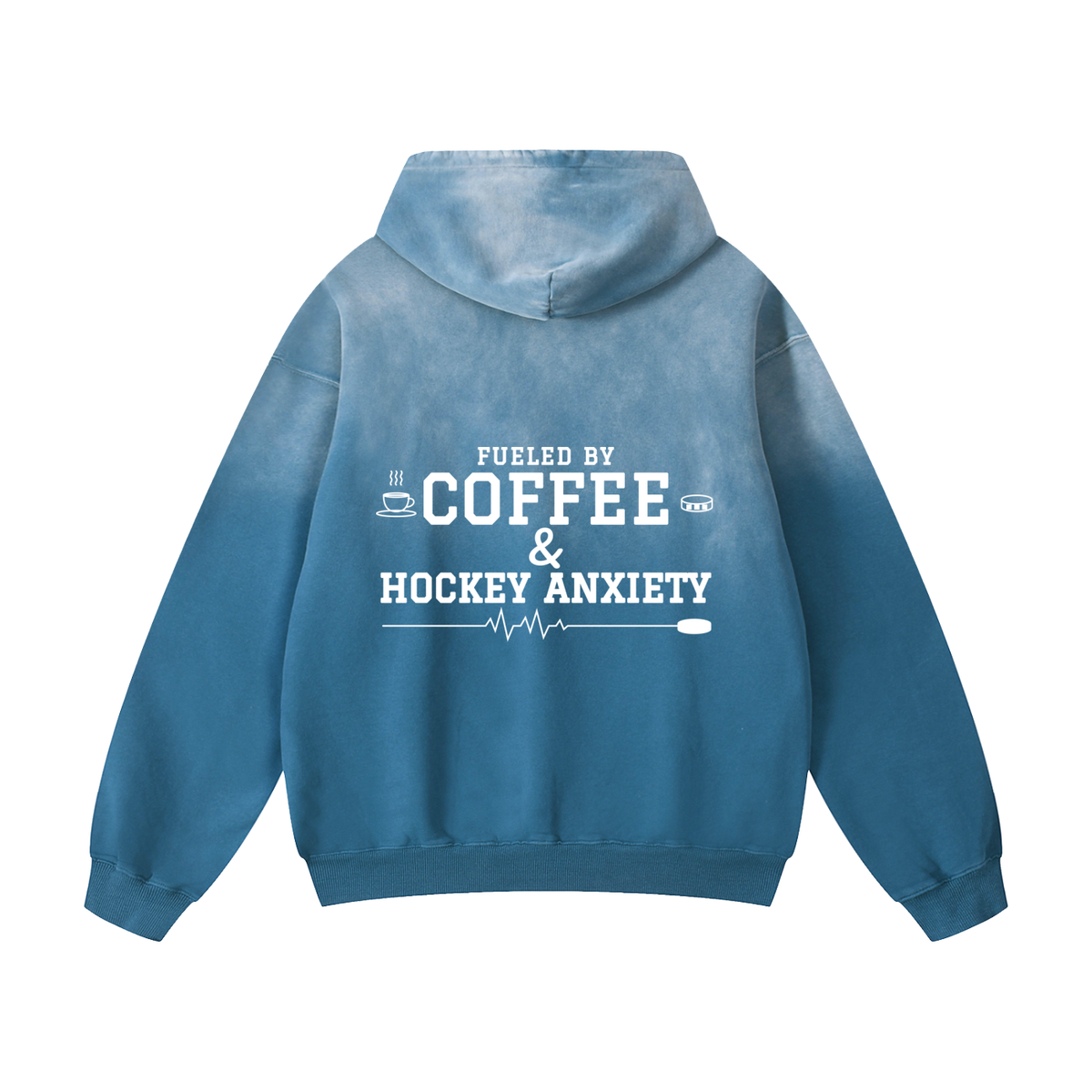 Fueled by Coffee & Hockey Anxiety Hoodie