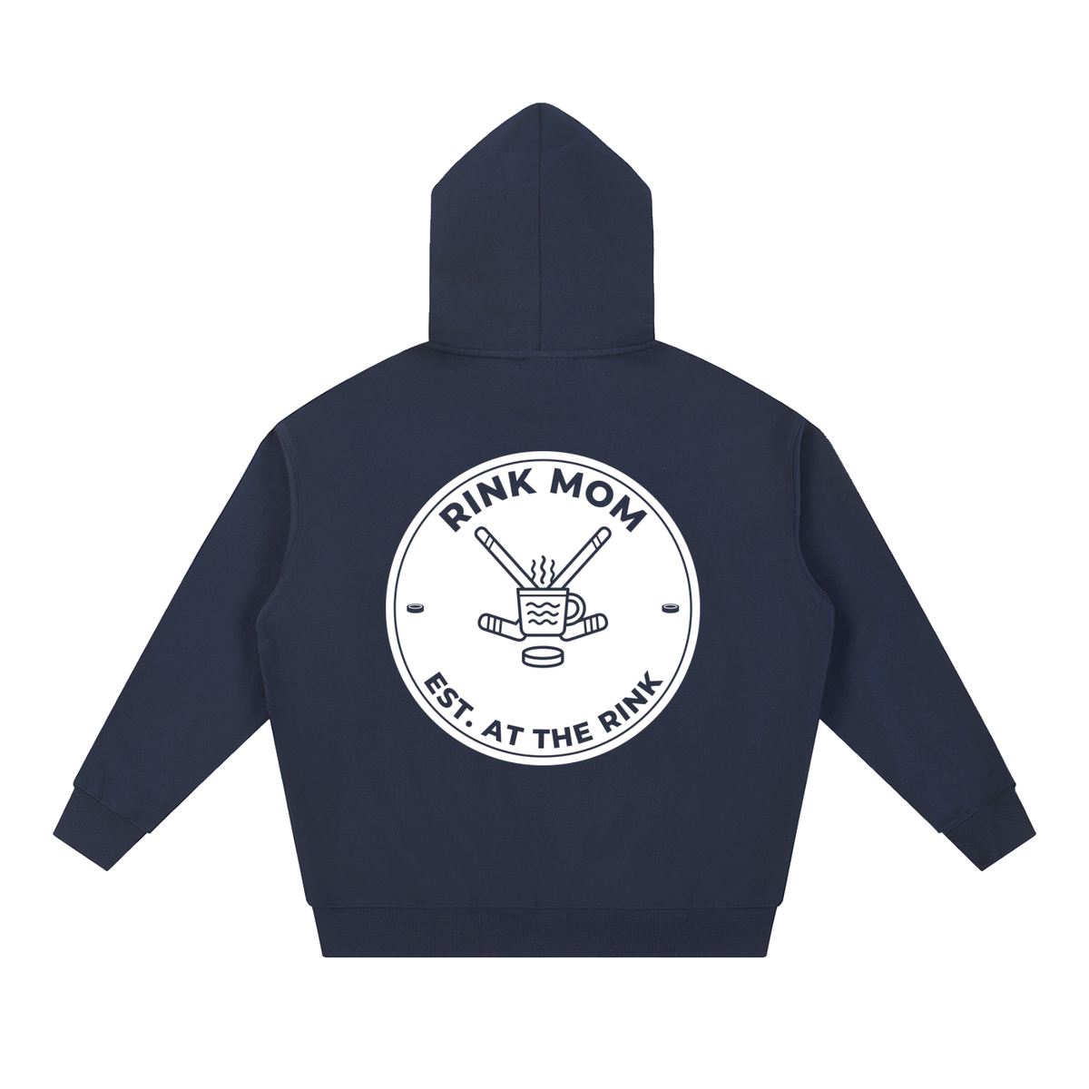 Rink Mom Est. at the Rink Badge Hoodie