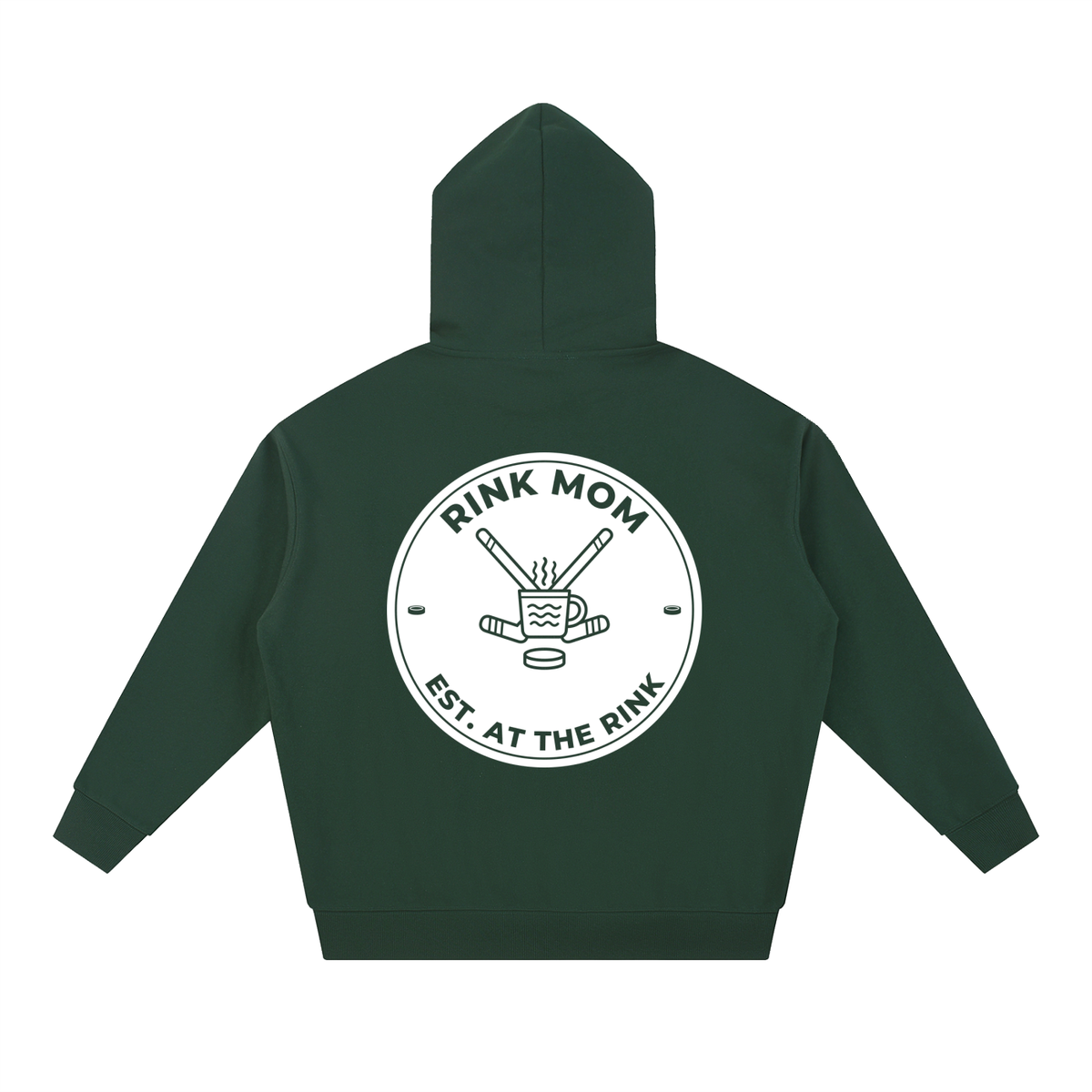 Rink Mom Est. at the Rink Badge Hoodie