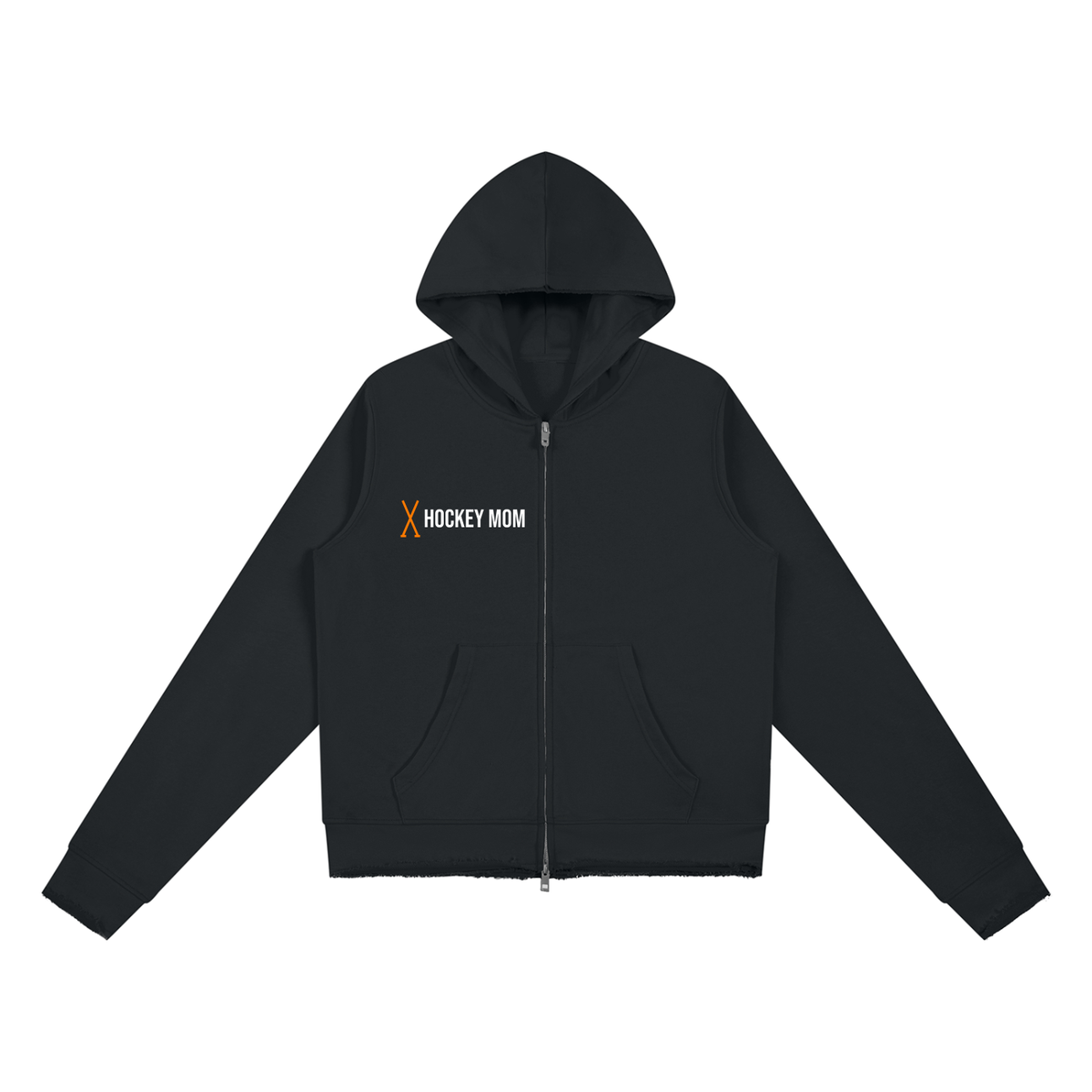 Hot Mess Hockey Mom Women's Full Zip Hoodie