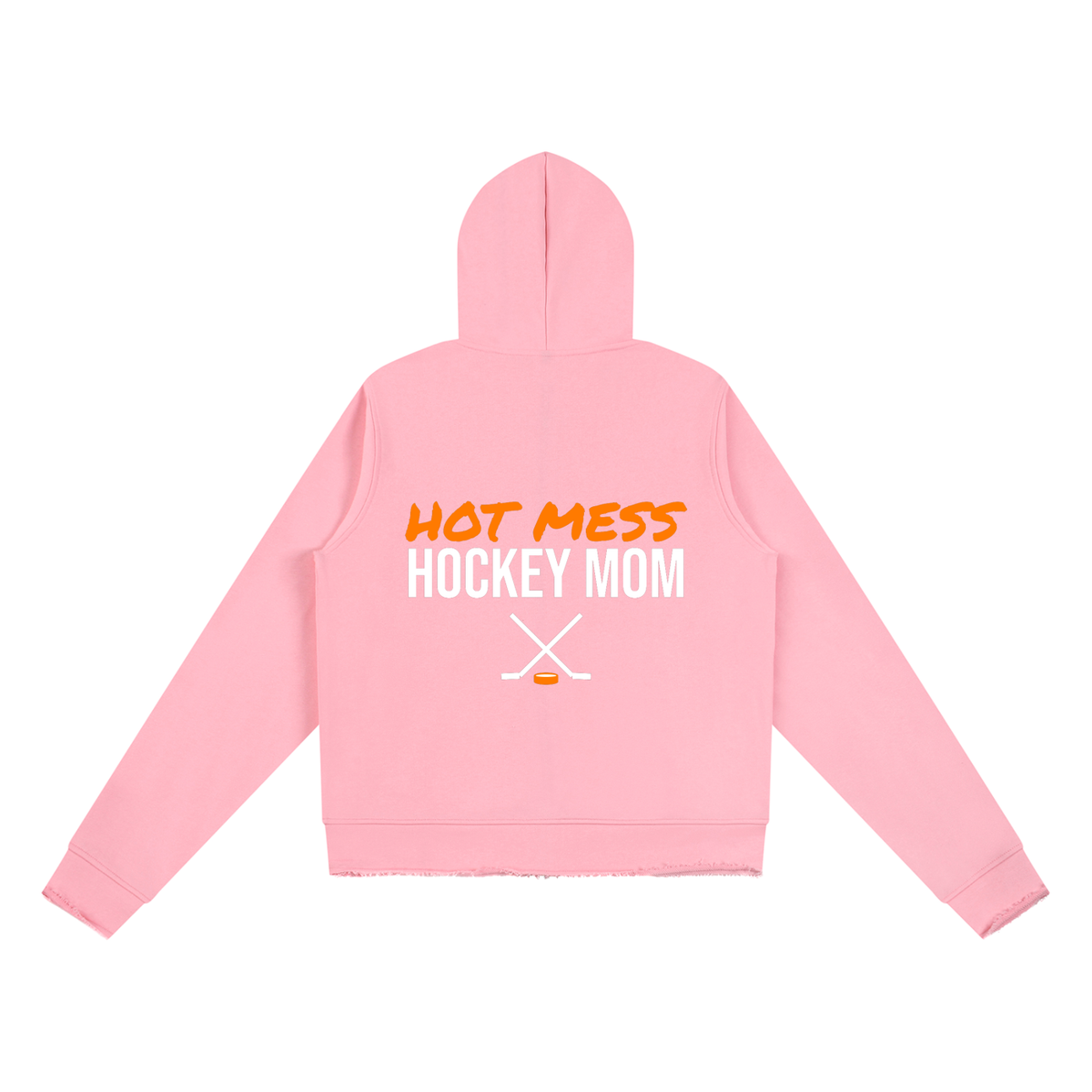 Hot Mess Hockey Mom Women's Full Zip Hoodie
