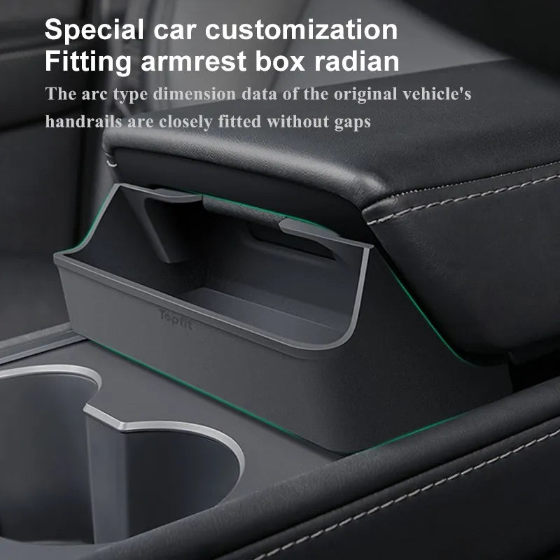 Center Console Armrest Storage Tray for Model 3 / Model Y 2020–2024