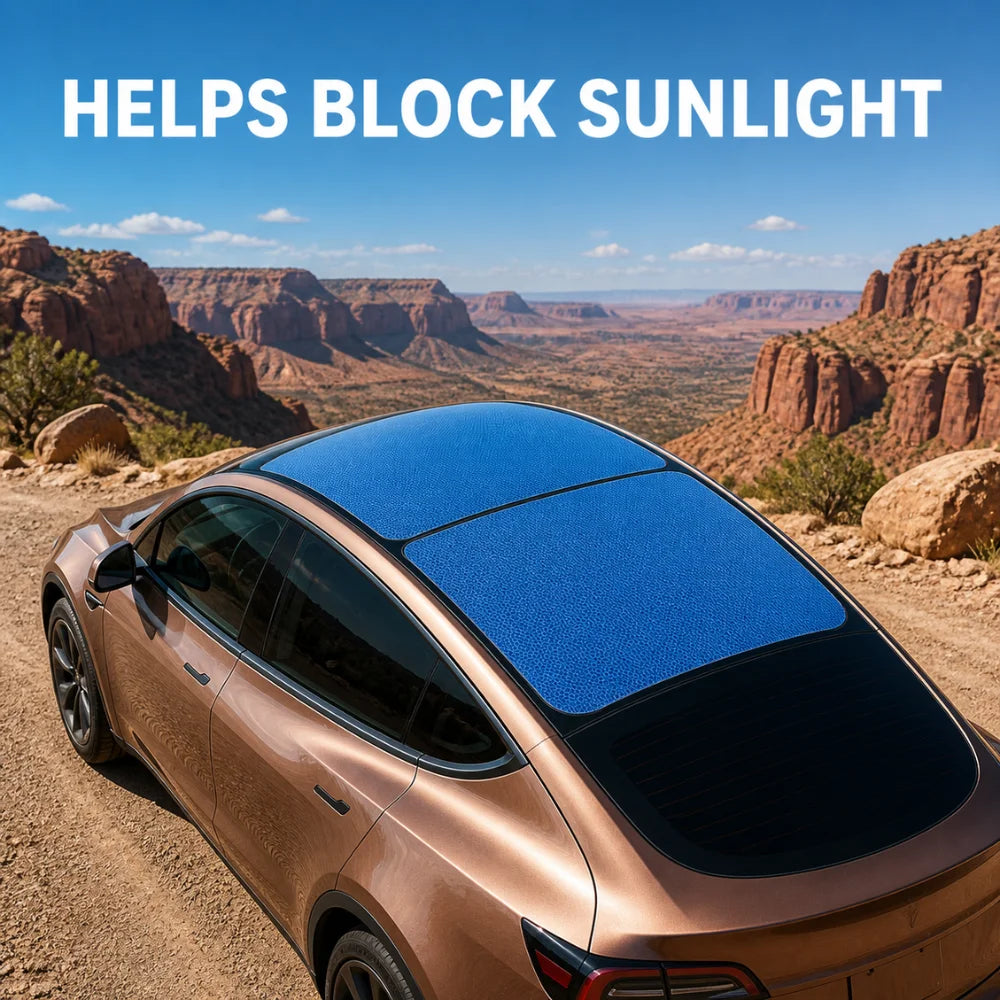 Glass Roof Sunshade Set for Model Y (2025+)