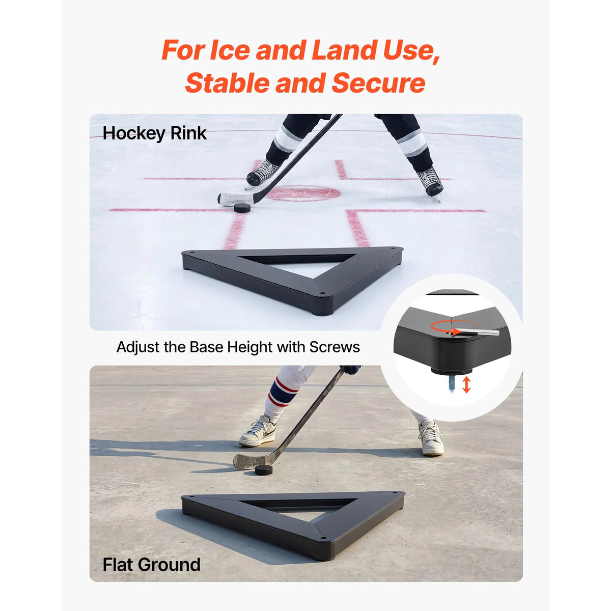 Hockey Triangle Passing Rebounder