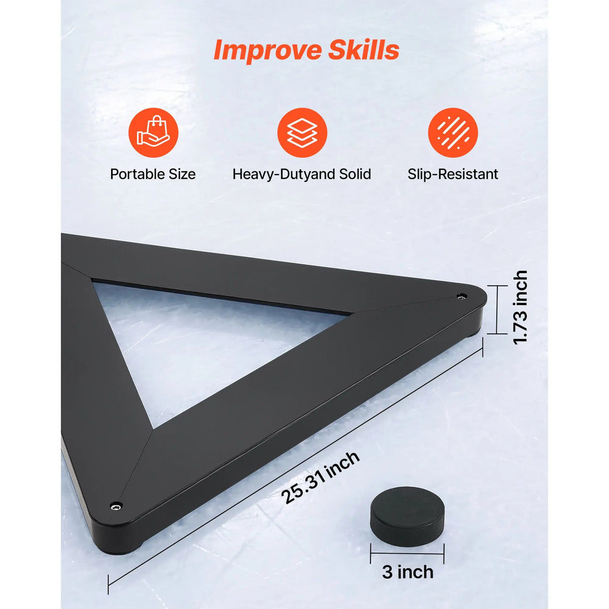 Hockey Triangle Passing Rebounder