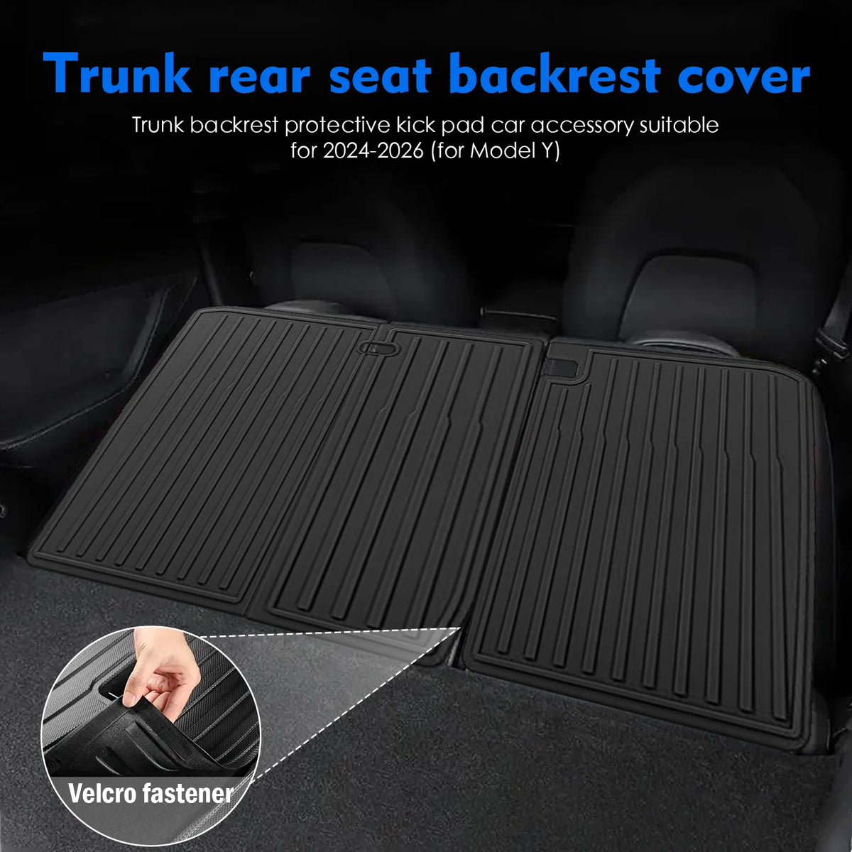All-Weather Floor Liner Set (7-Piece) for Model Y 2025-26, 5-Seat (Not for Standard Trim)