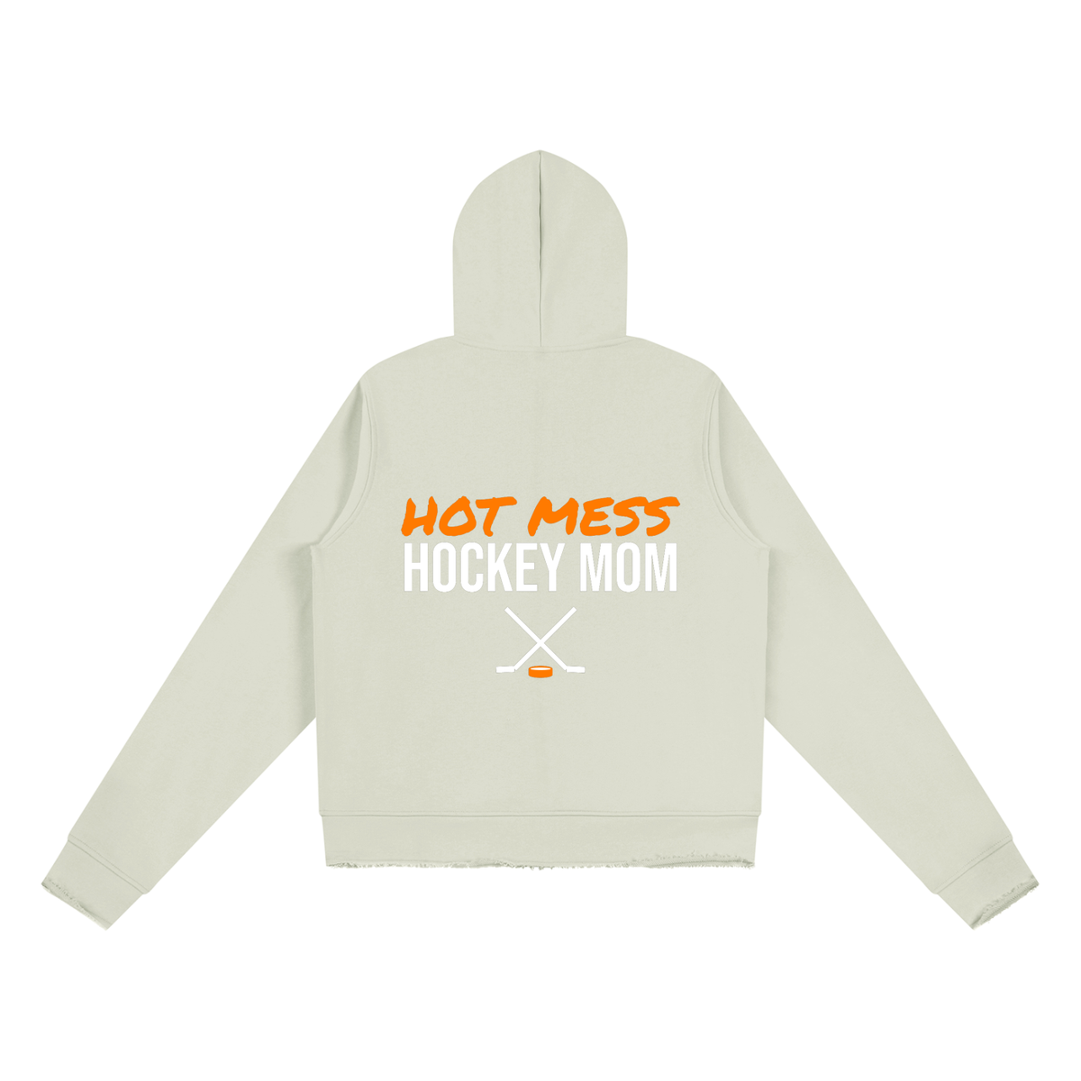 Hot Mess Hockey Mom Women's Full Zip Hoodie