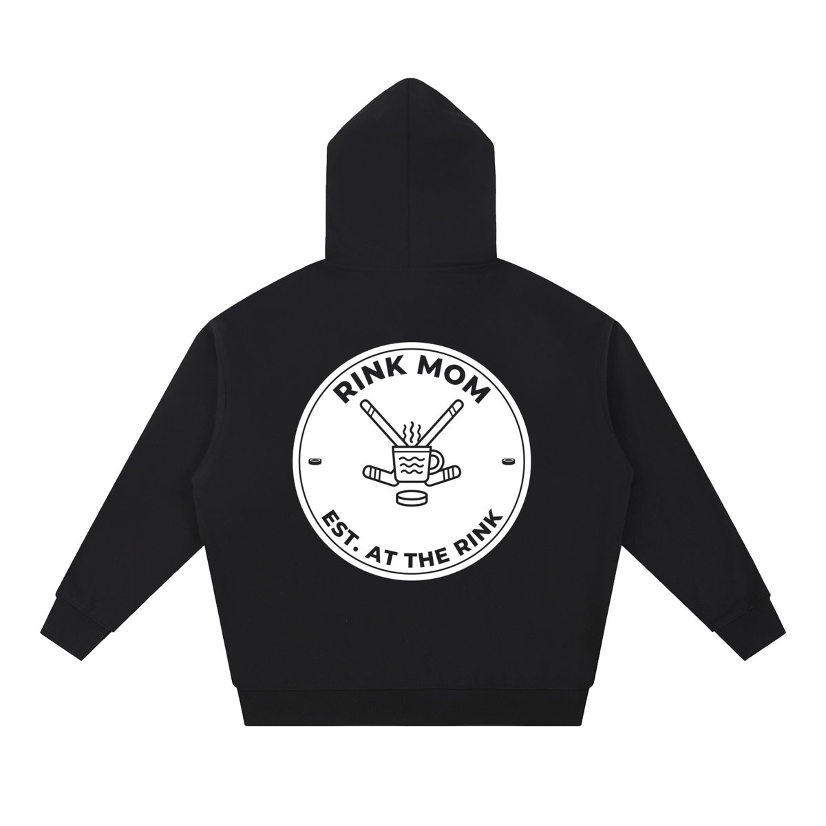 Rink Mom Est. at the Rink Badge Hoodie