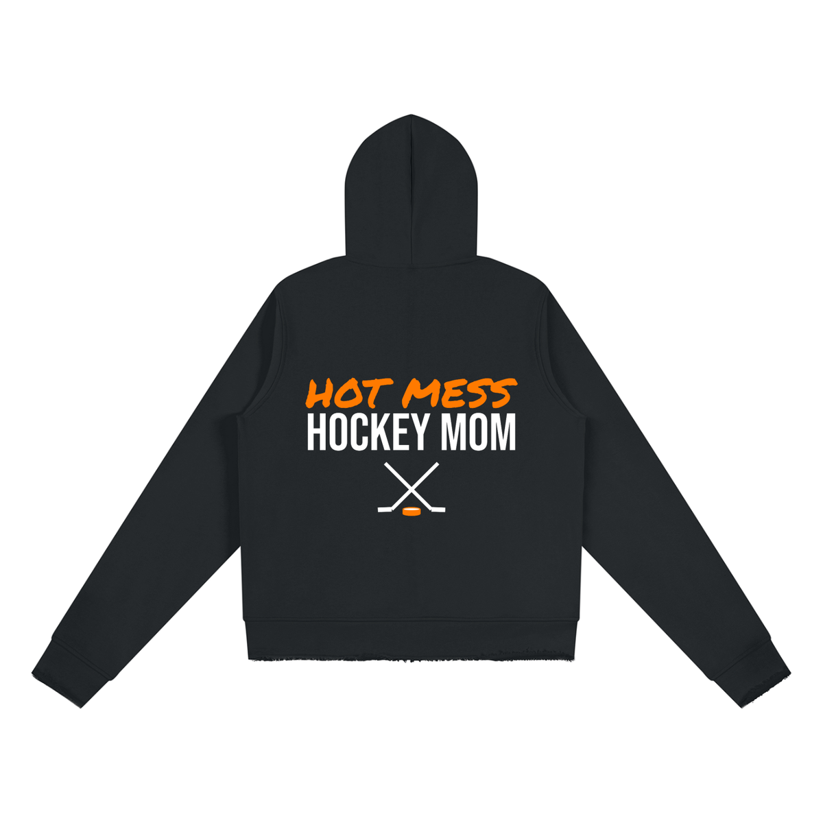Hot Mess Hockey Mom Women's Full Zip Hoodie