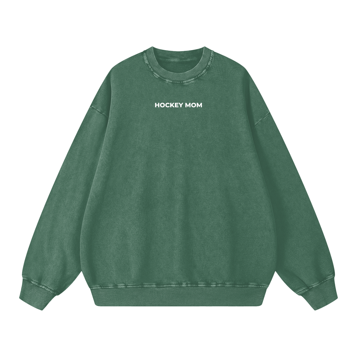 Hockey Mom Hours Garment-Dyed Crewneck