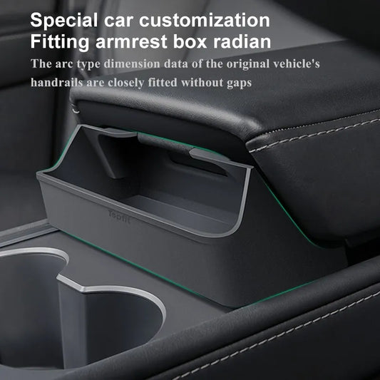 Center Console Armrest Storage Tray for Model 3 / Model Y 2020–2024