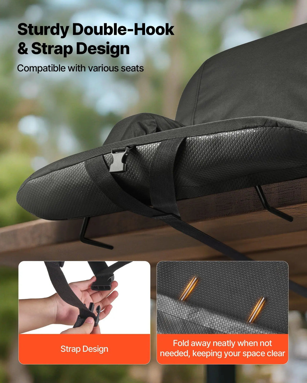 Extra-Wide 6-Position Reclining Bleacher Chair