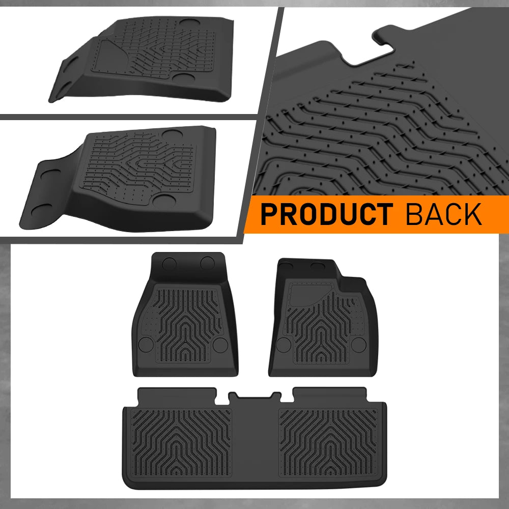 Rear floor liner and underside detail for Model S 2015–2020