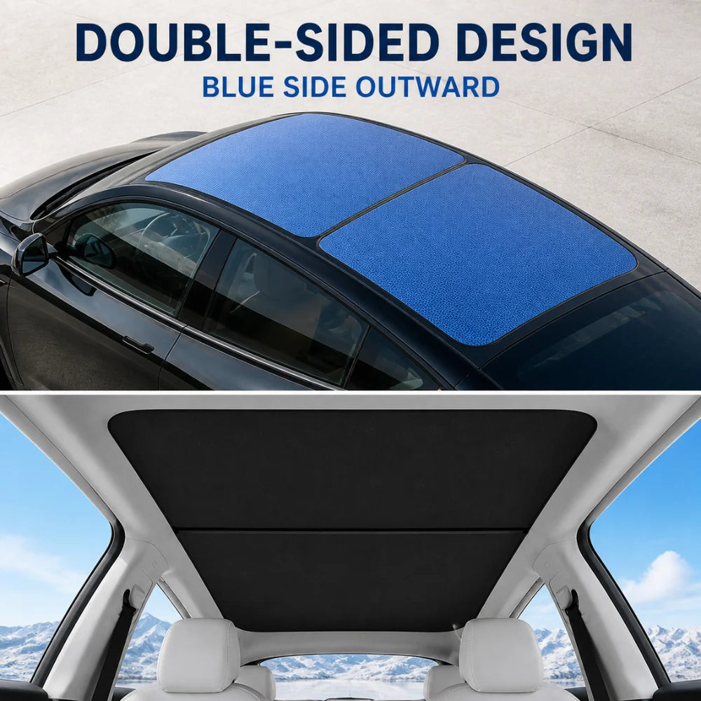 Glass Roof Sunshade Set for Model Y (2025+)