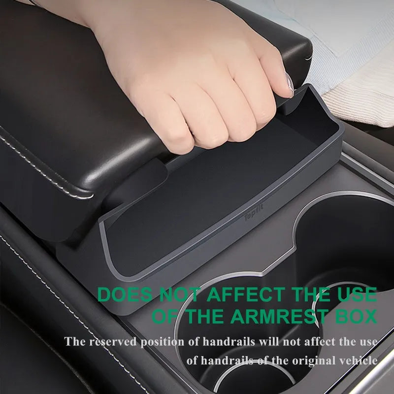 Center Console Armrest Storage Tray for Model 3 / Model Y 2020–2024