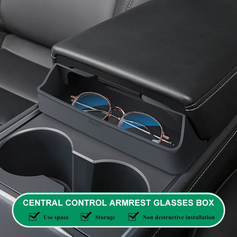 Center Console Armrest Storage Tray for Model 3 / Model Y 2020–2024
