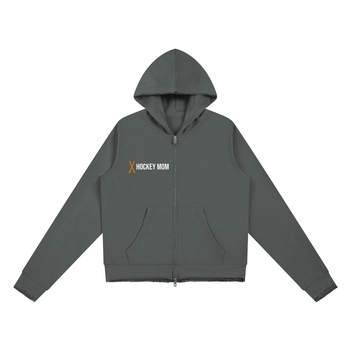 Hot Mess Hockey Mom Women's Full Zip Hoodie