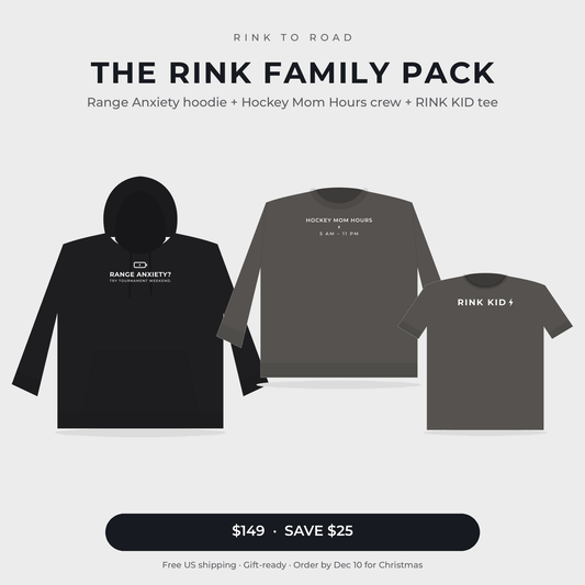The Rink Family Pack: Hoodie, Crewneck & Youth Tee Gift Set